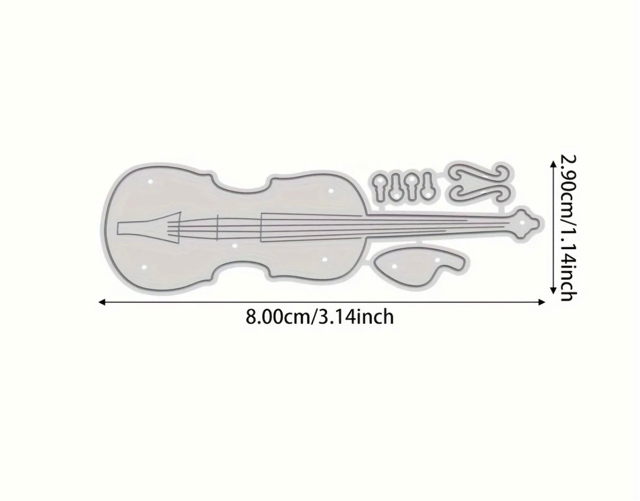 Violin Cutting Die