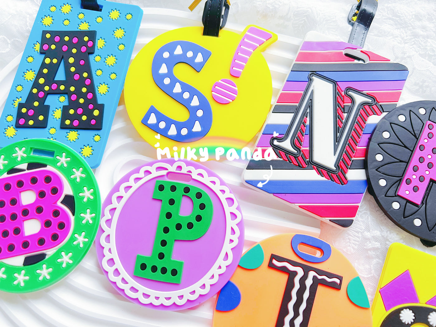 Initial Letter Luggage Tag