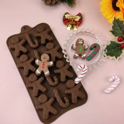 Christmas Gingerbread Man Chocolate Mould