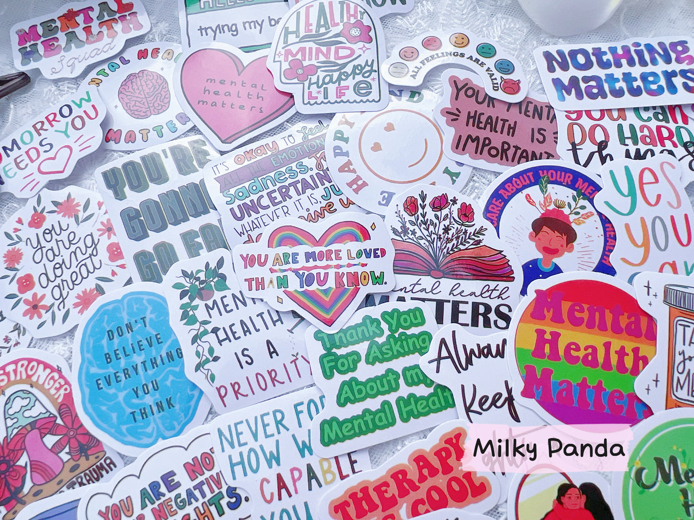 Mental Health Vinyl Stickers