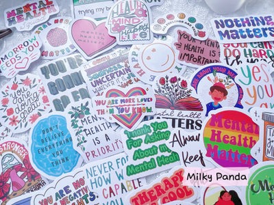 Mental Health Vinyl Stickers