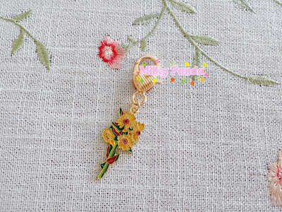 Flower Keyring Charm