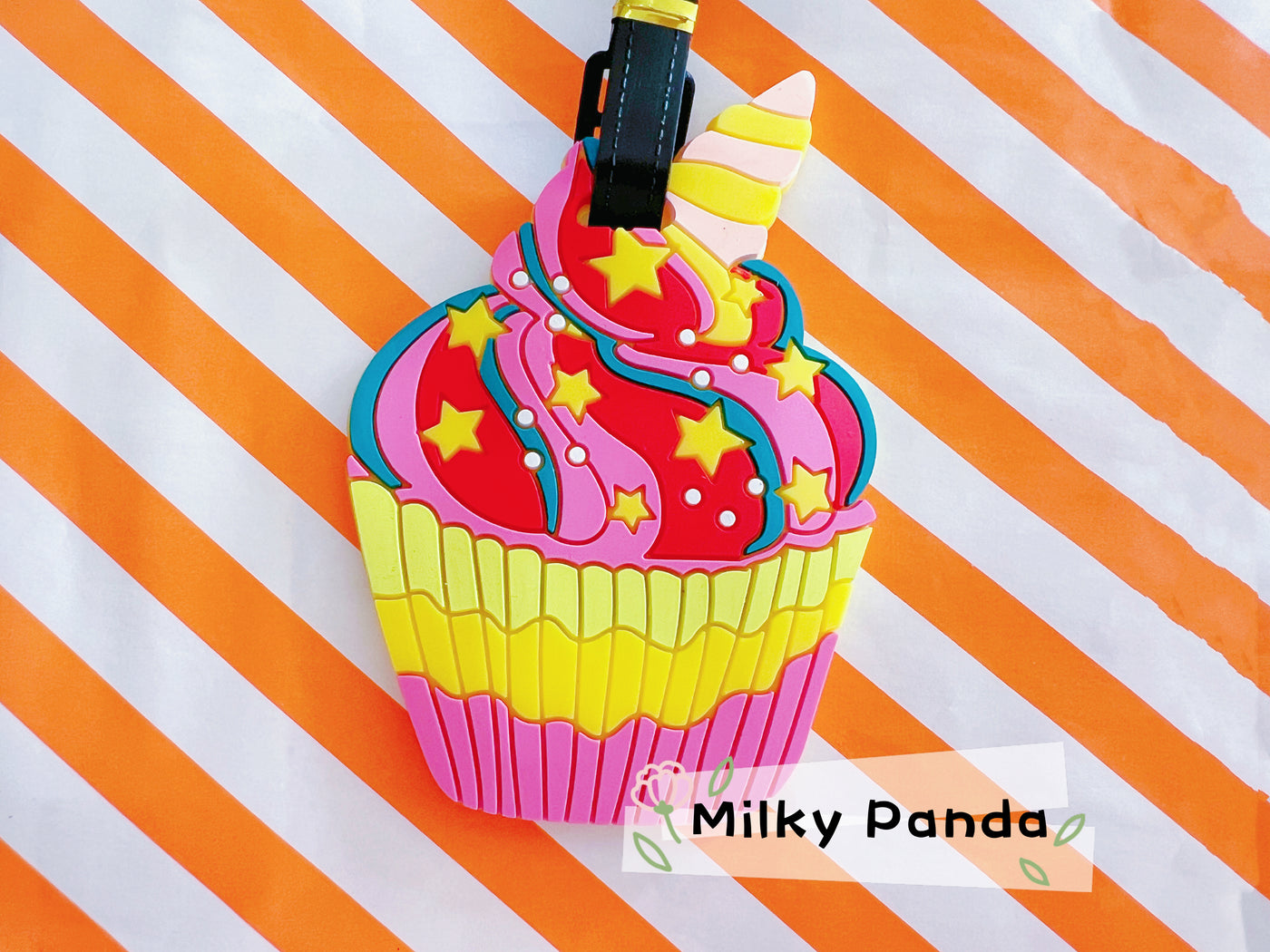 Cup Cake Luggage Tag