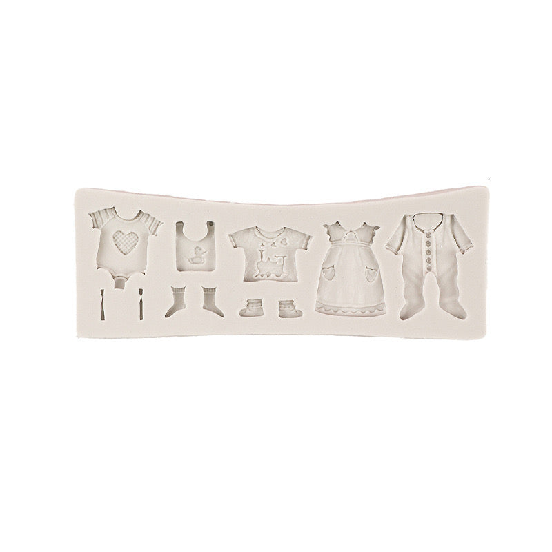 Baby Clothes Fondant Mould