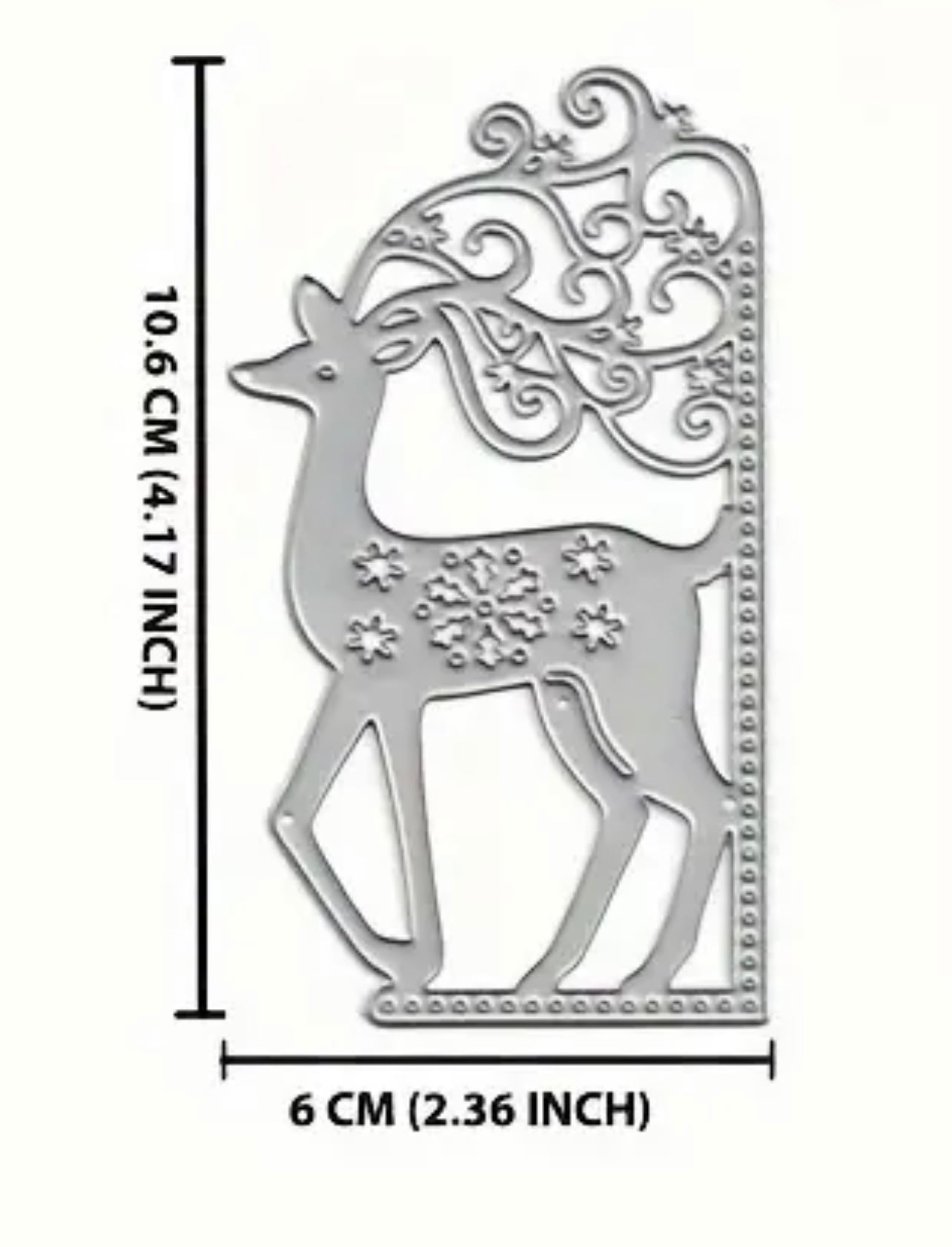 Christmas Deer Cutting Die