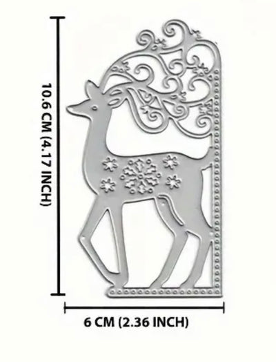 Christmas Deer Cutting Die