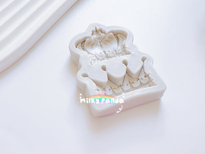 Crown fondant mould