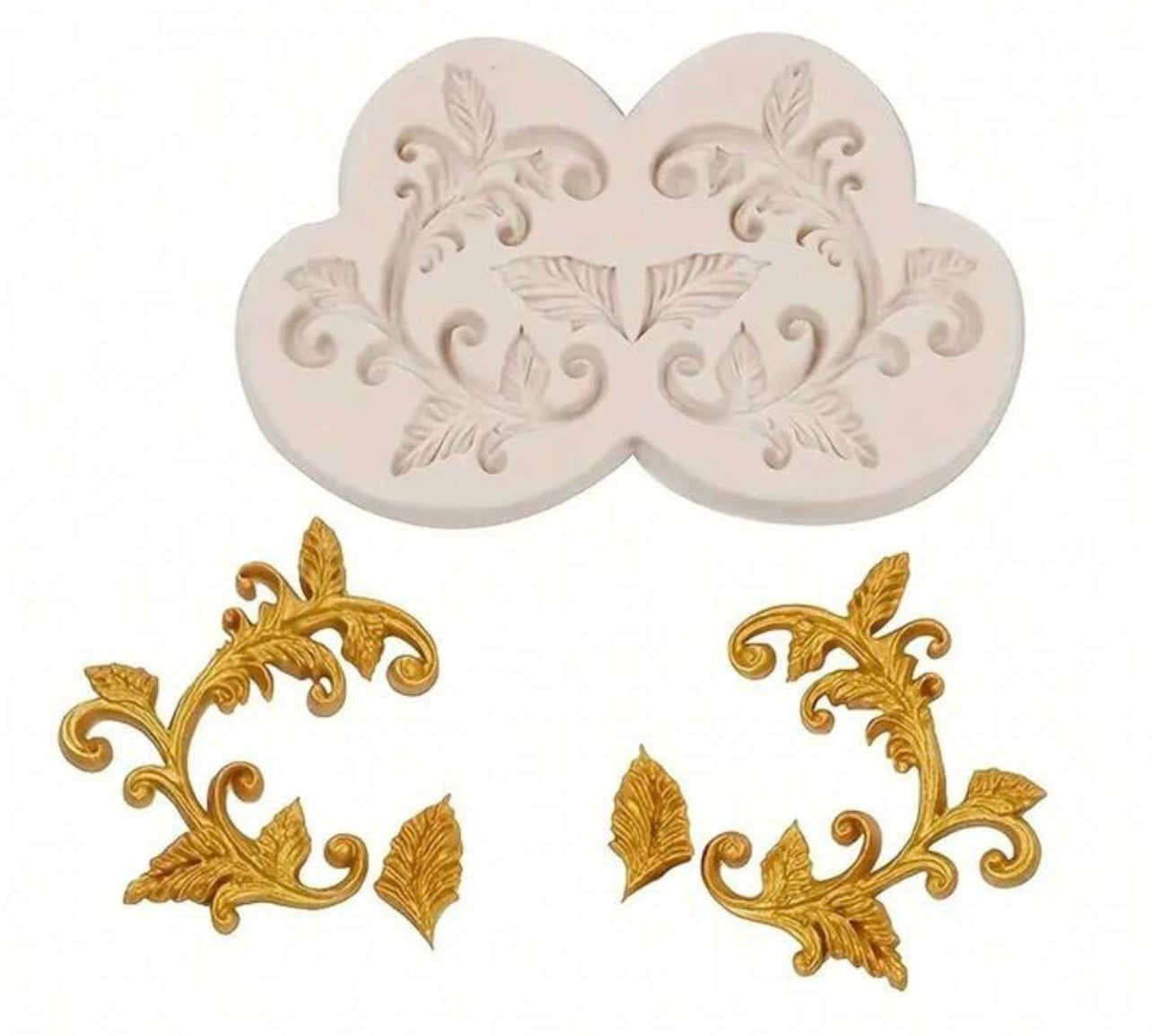 Vintage Baroque Fondant Mould