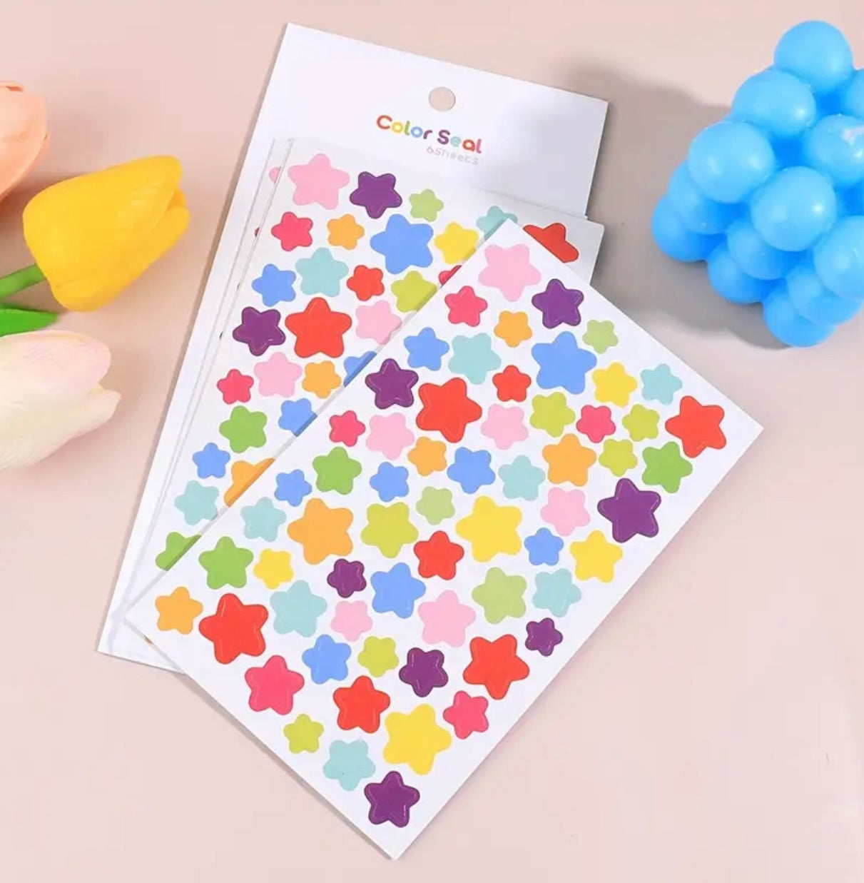 6 Pcs Set Stickers
