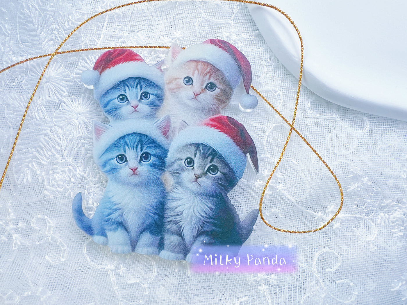 Christmas Cat Charm
