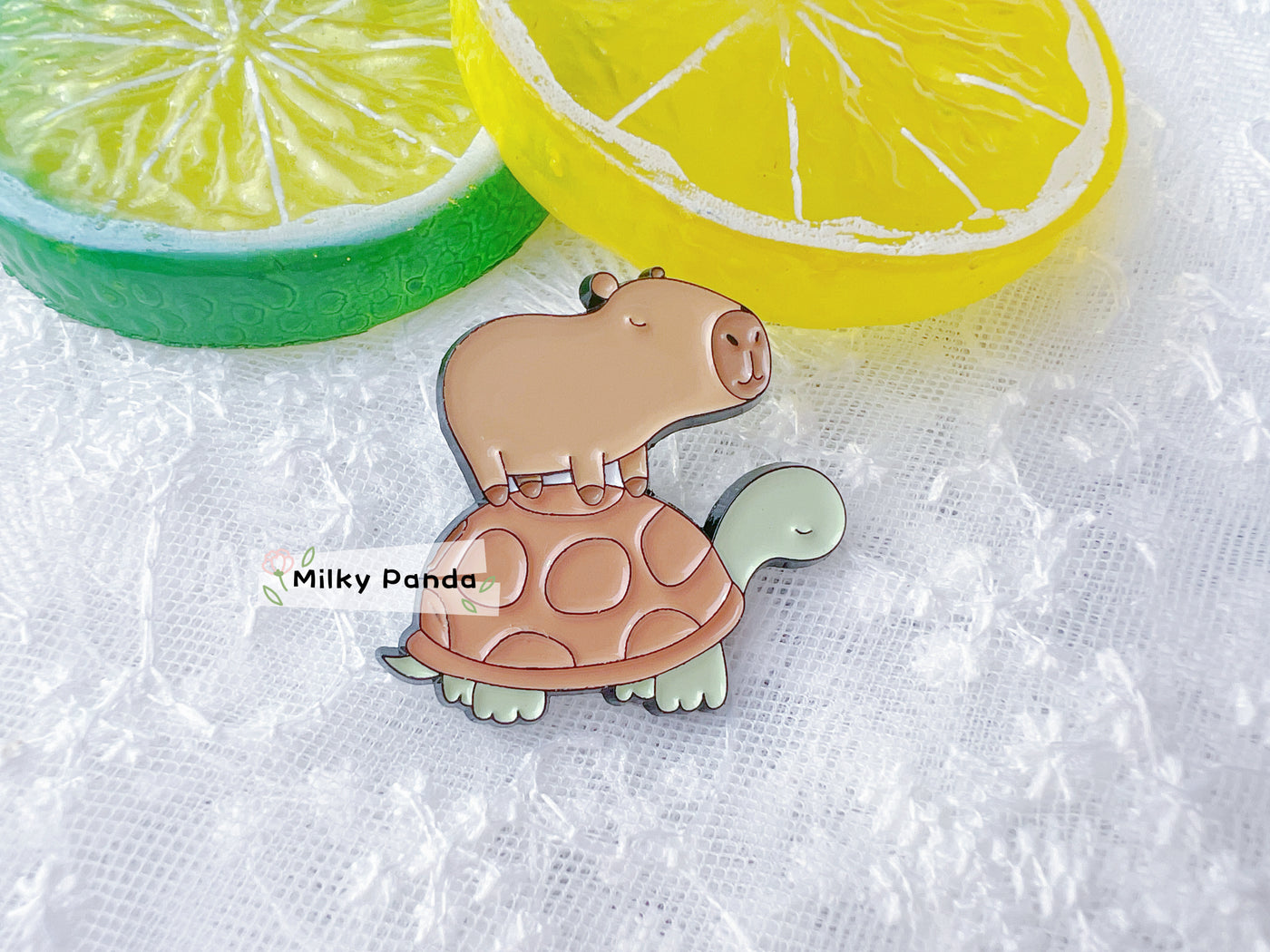 Capybara & Tortoise Badge