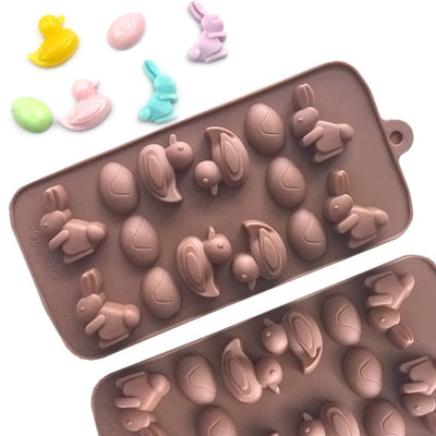 Easter Bunny & Egg Chocolate Mould