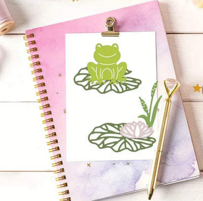 Frog & Lotus Cutting Die