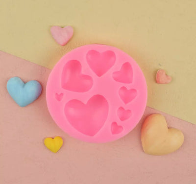 Hearts Fondant Mould