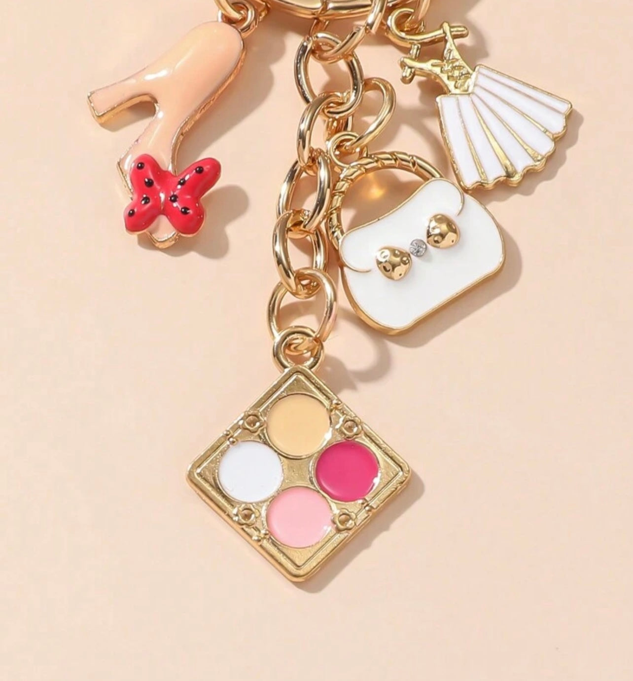 High Heels & Make Up Keyring