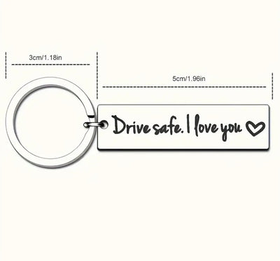 Drive Safe Keyring