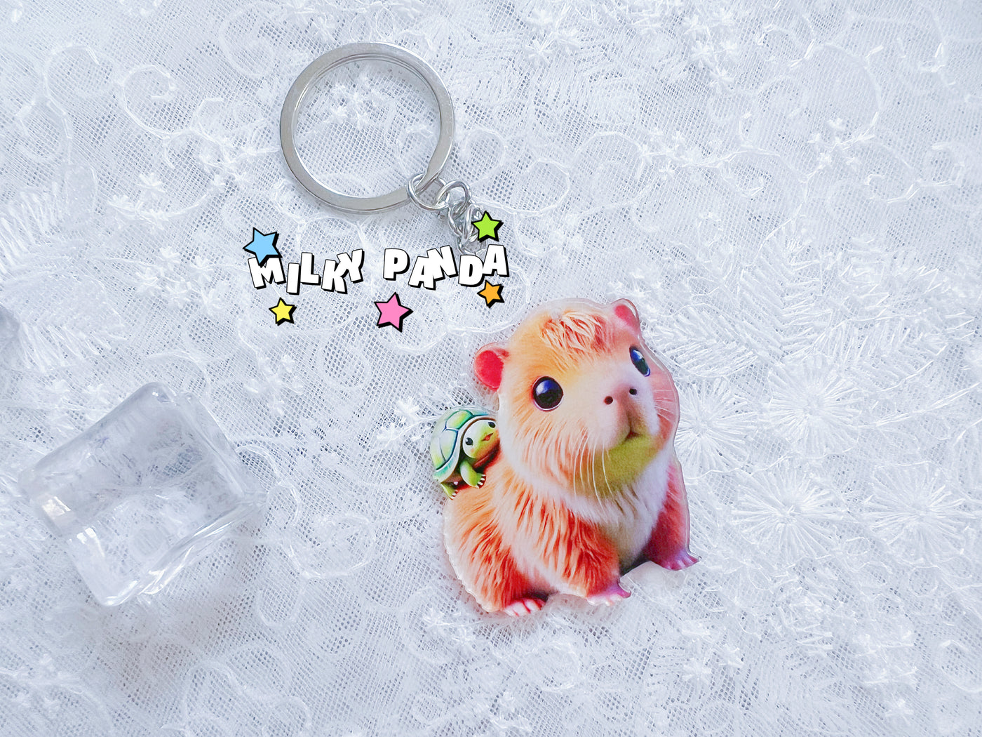Capybara Key Ring