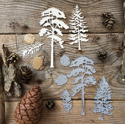 Pine Tree & Acorn Cutting Die