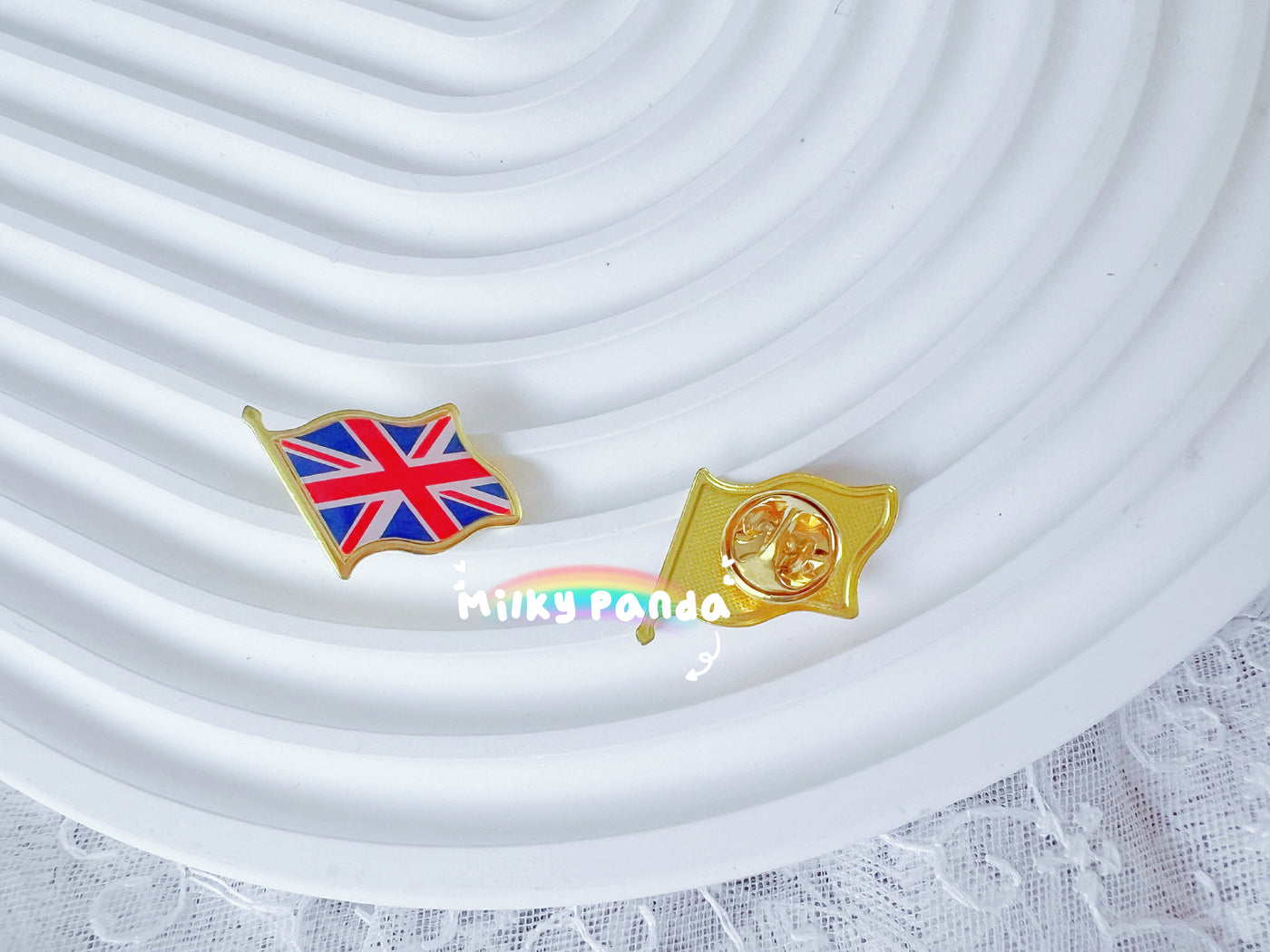 UK & GB Flag Pin