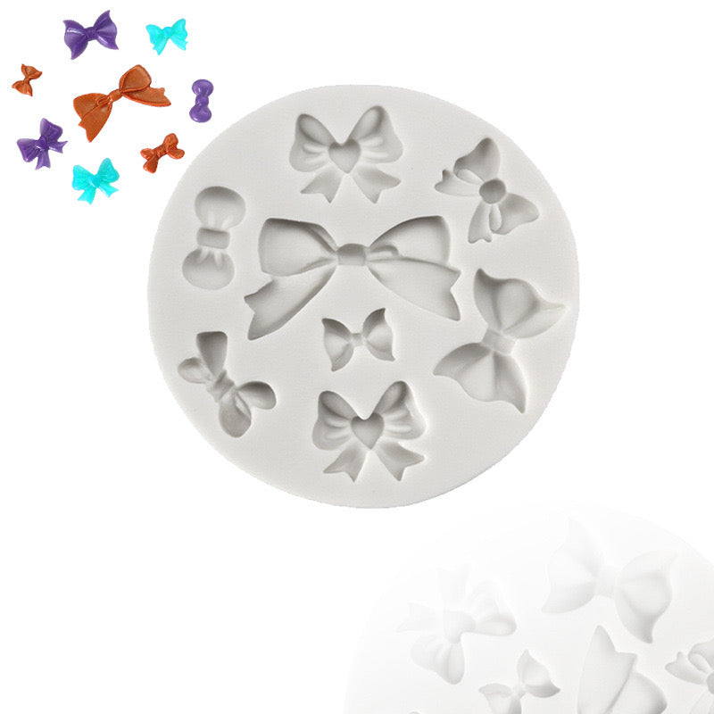 Multi Bow Fondant Mould