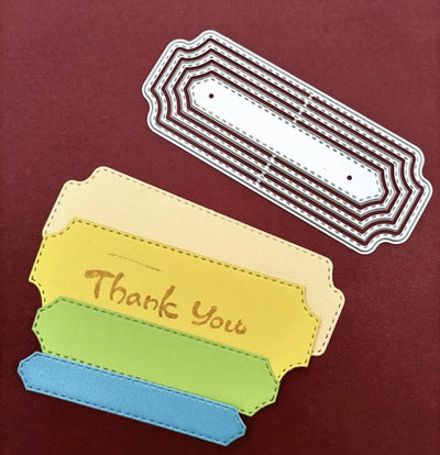 5 PCs Bookmark Cutting Die