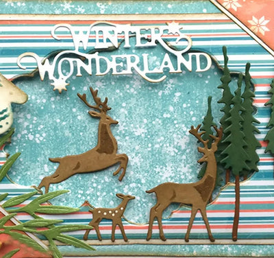 Tree & Reindeer Cutting Die