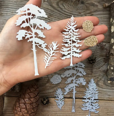 Pine Tree & Acorn Cutting Die