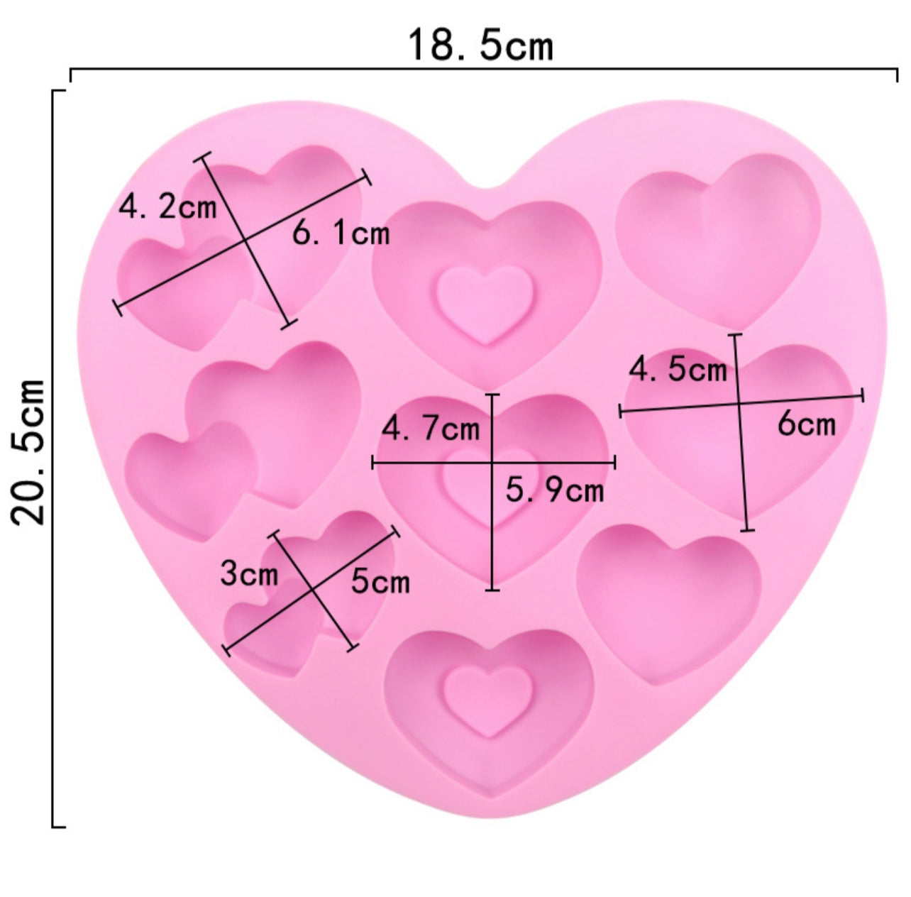 Heart Silicone Mould