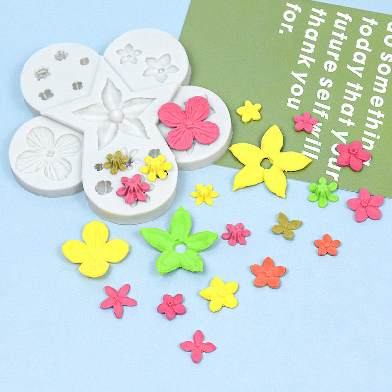 Flowers Fondant Mould