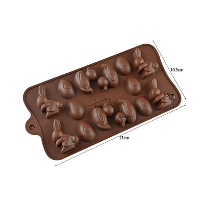 Easter Bunny & Egg Chocolate Mould