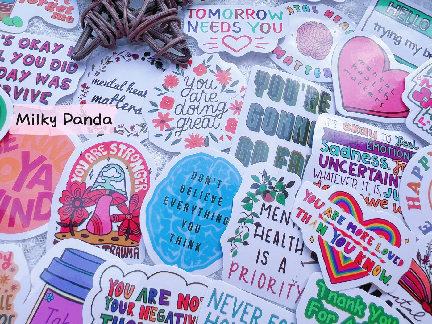 Mental Health Vinyl Stickers
