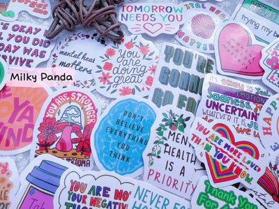 Mental Health Vinyl Stickers