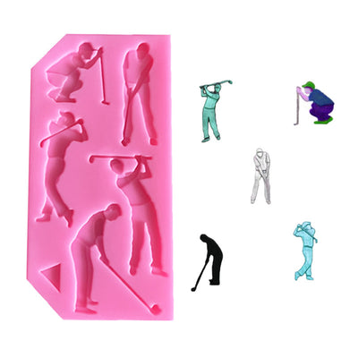 Golf Theme Fondant Mould