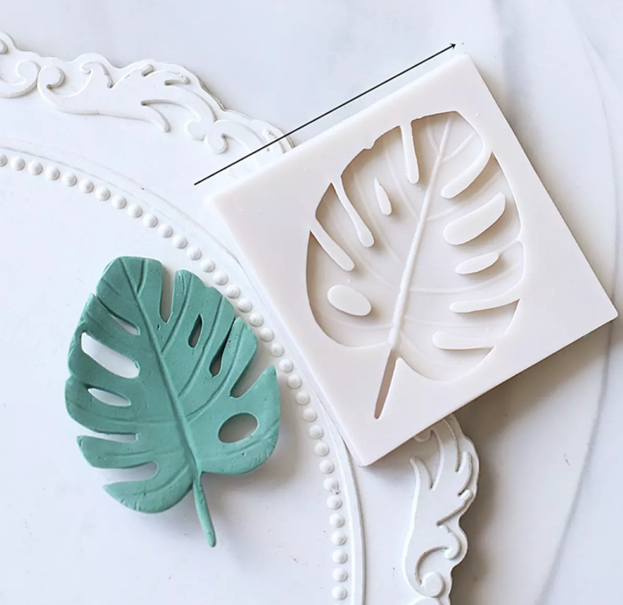 Tropical Monstera Leaf Silicone Mould