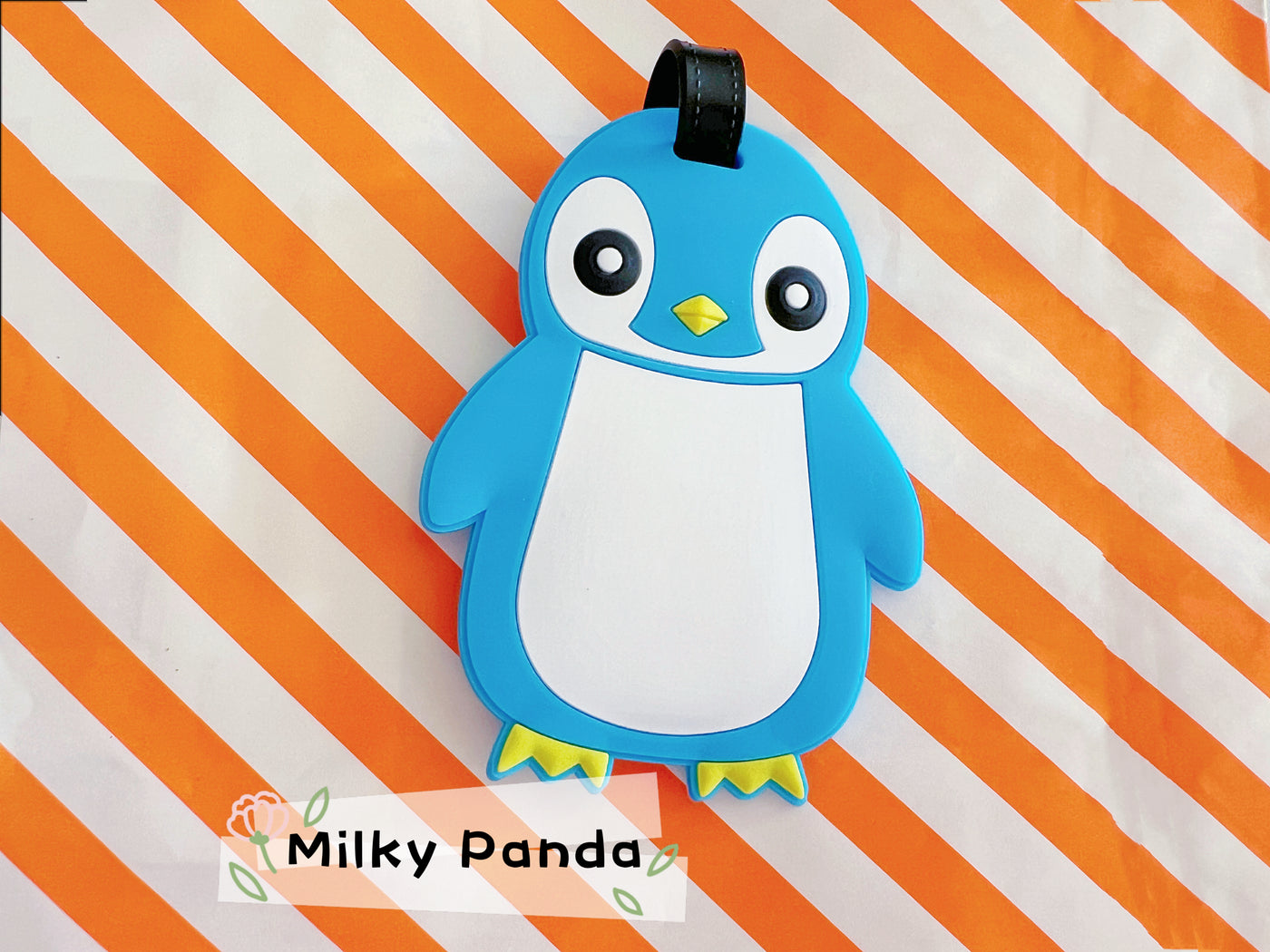 Blue Penguin Luggage Tag