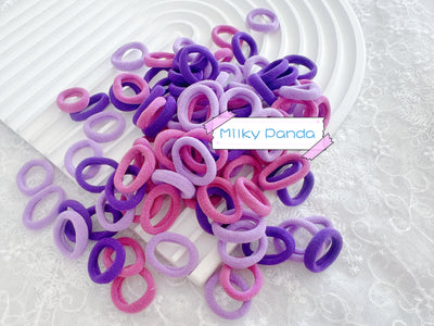 Kids Hair Ties - Purple