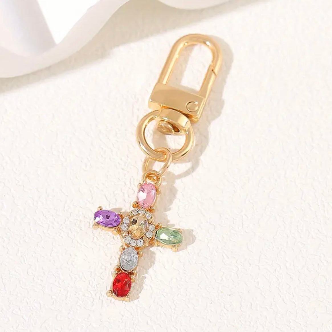 Cross Keyring Charm