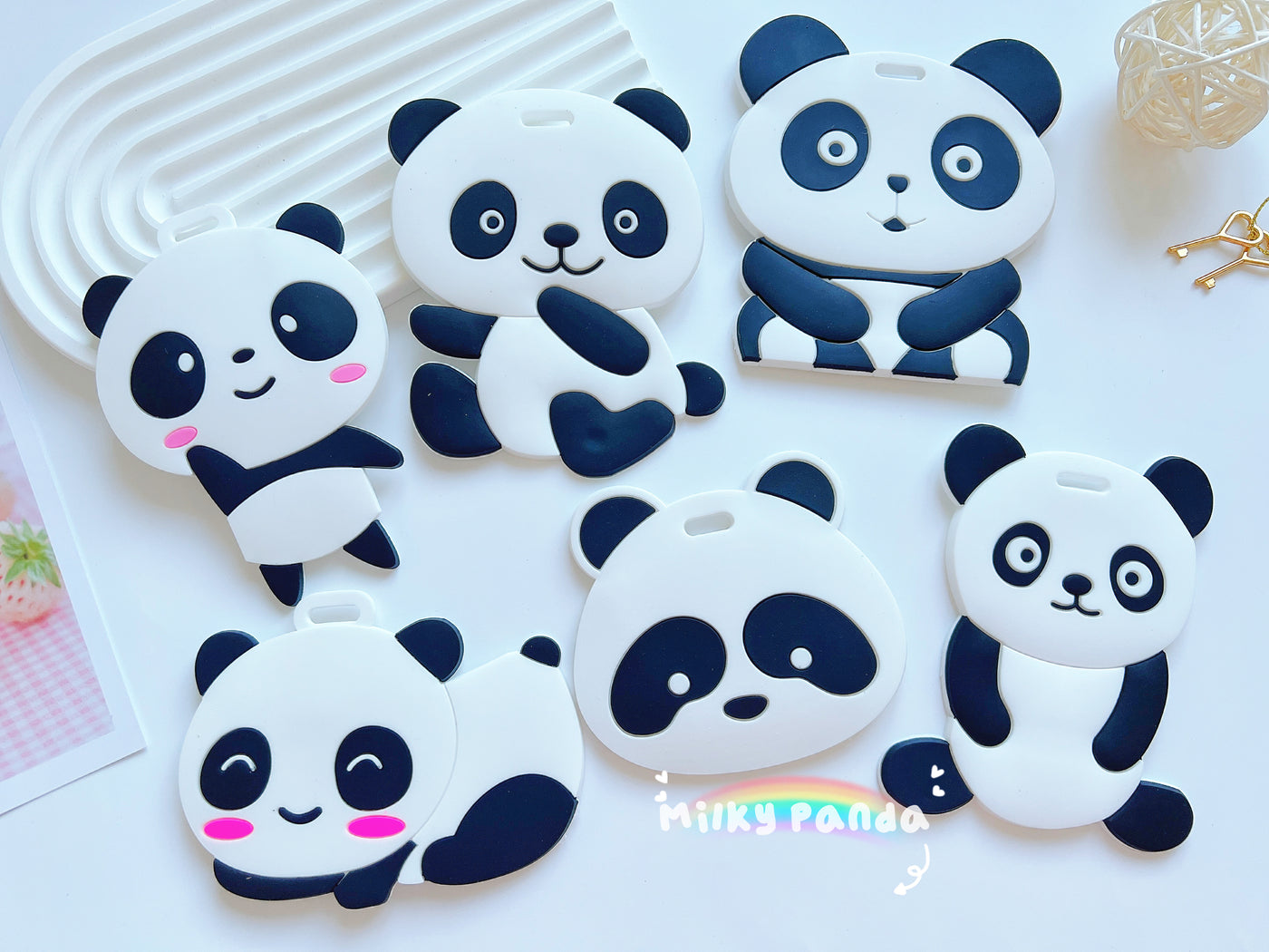 Panda Luggage Tag
