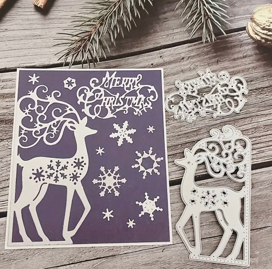 Christmas Deer Cutting Die