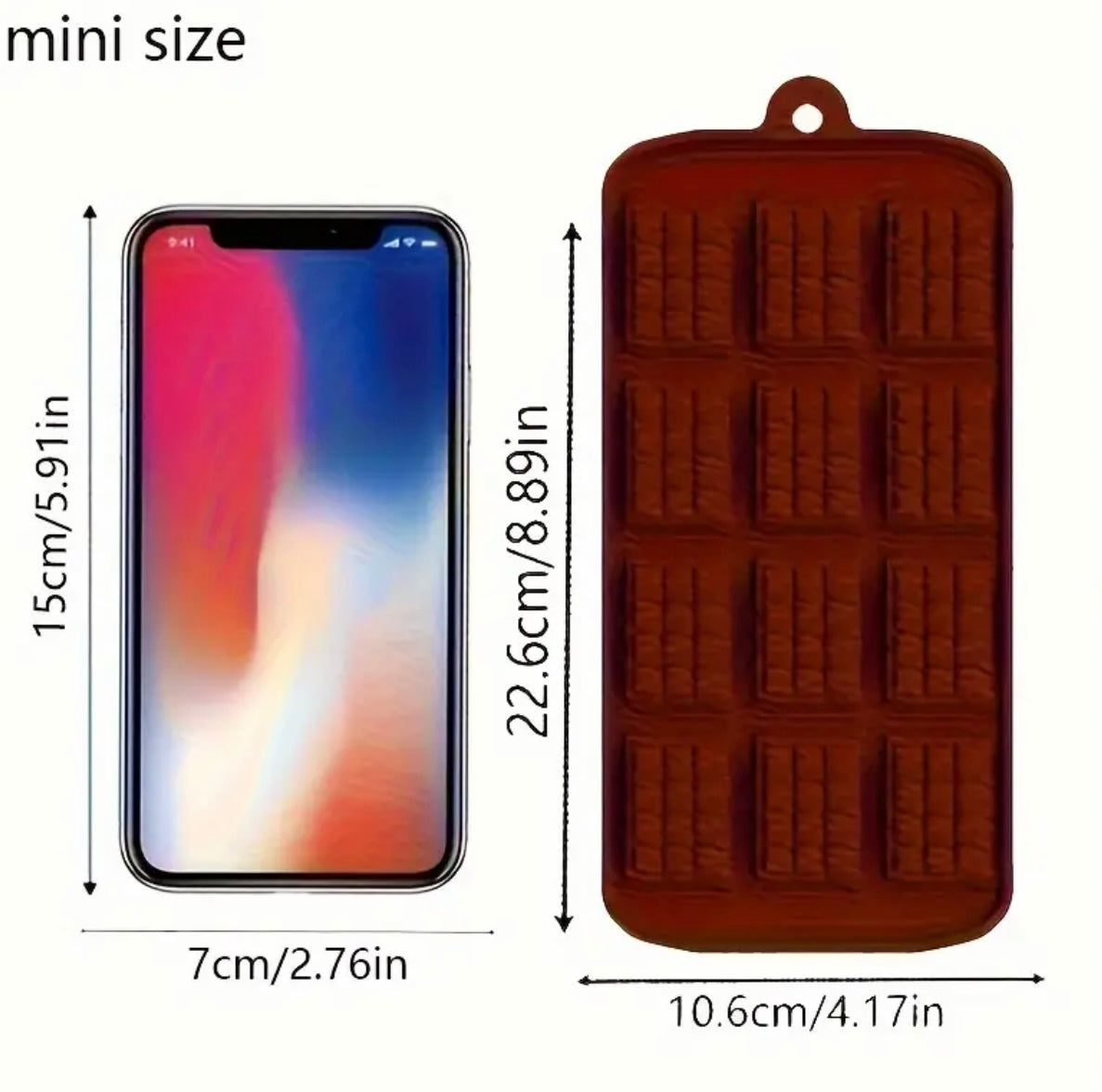 Mini Chocolate Bar Silicone Mould