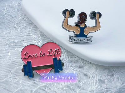 Gym Theme Pin
