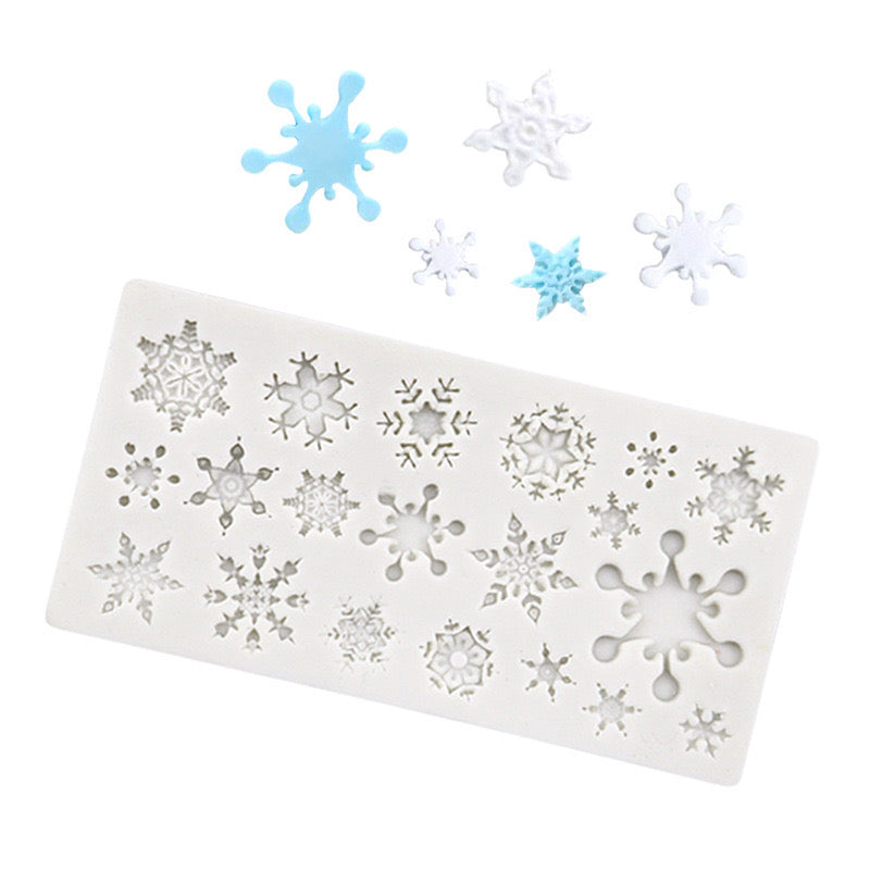 Snowflakes Fondant Mould