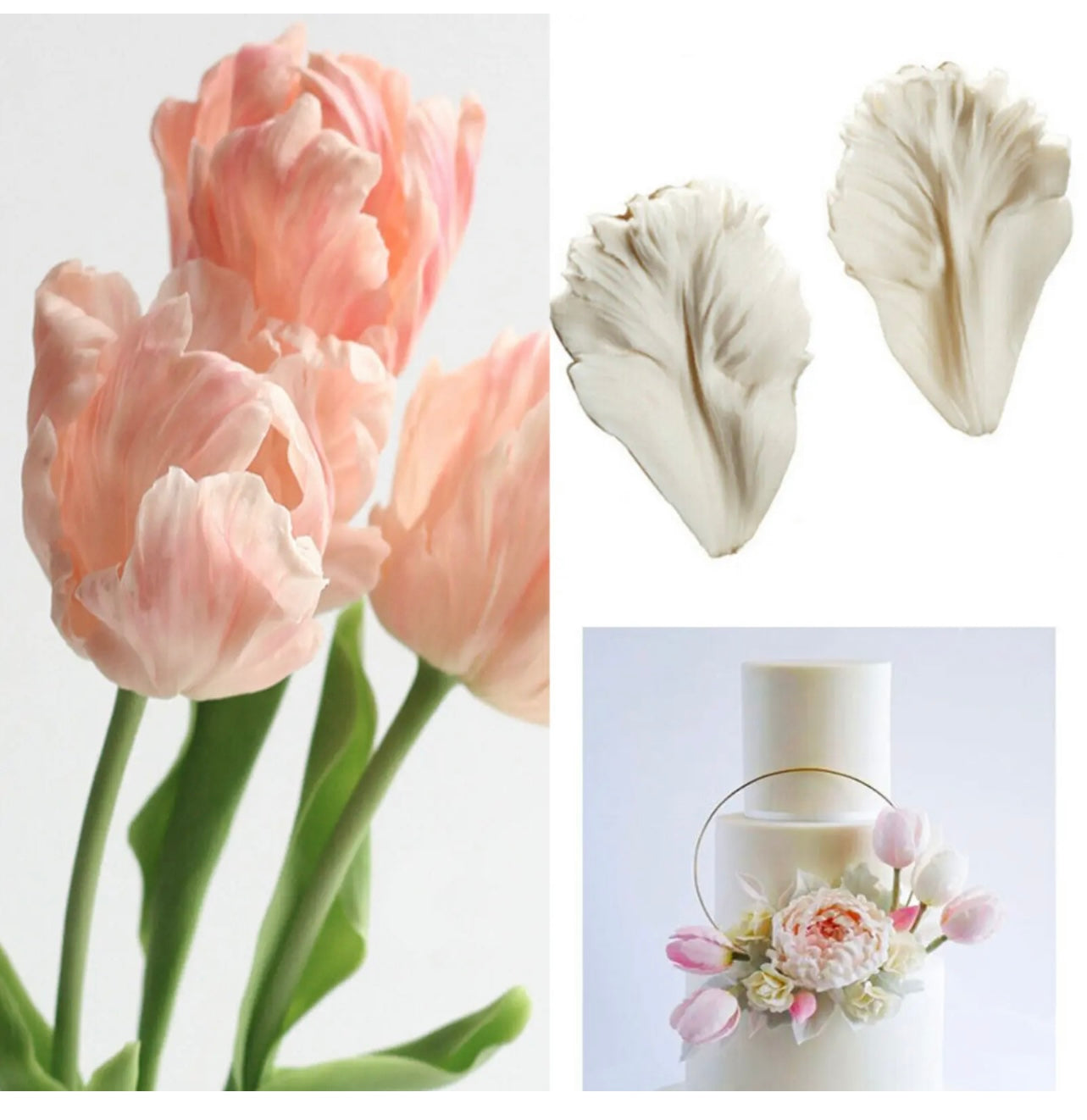 Tulip Petal Fondant Mould