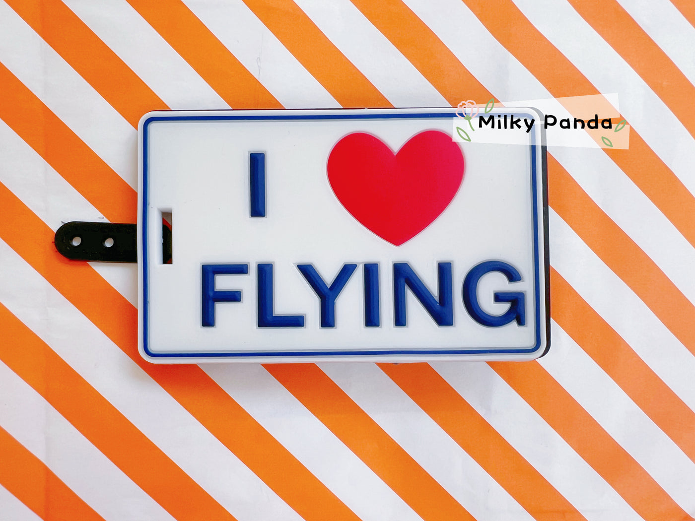 I Love Flying Luggage Tag