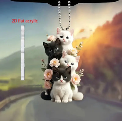 Cats Keyring Charm