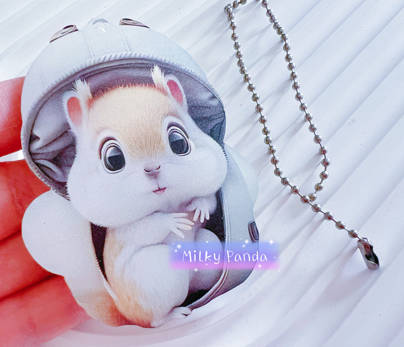 Squirrel Keyring Charm