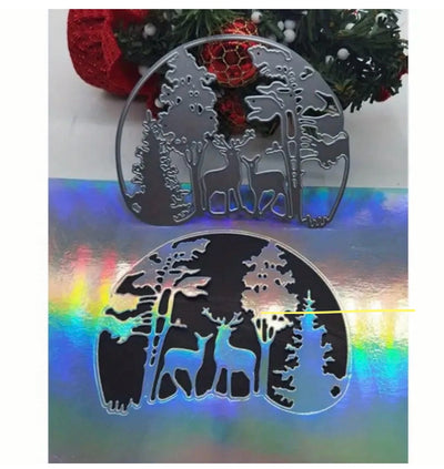 Reindeer & Forest Cutting Die