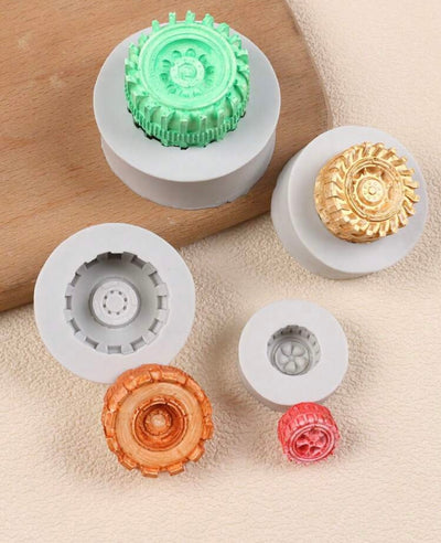Tyre Wheel Fondant Mould