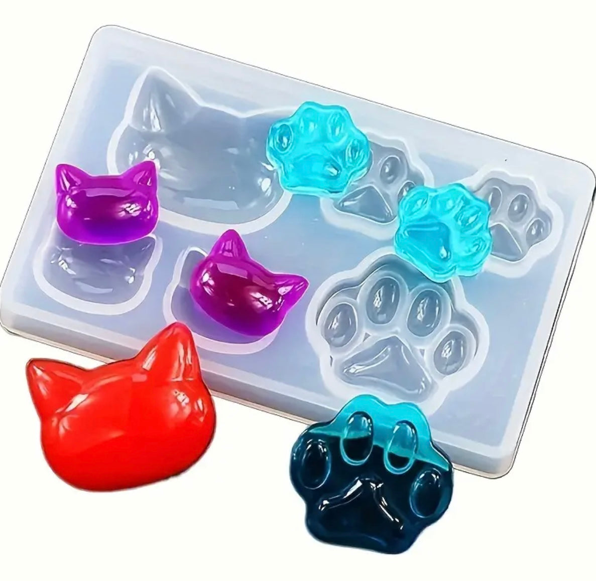 Cat Paw Resin Mould