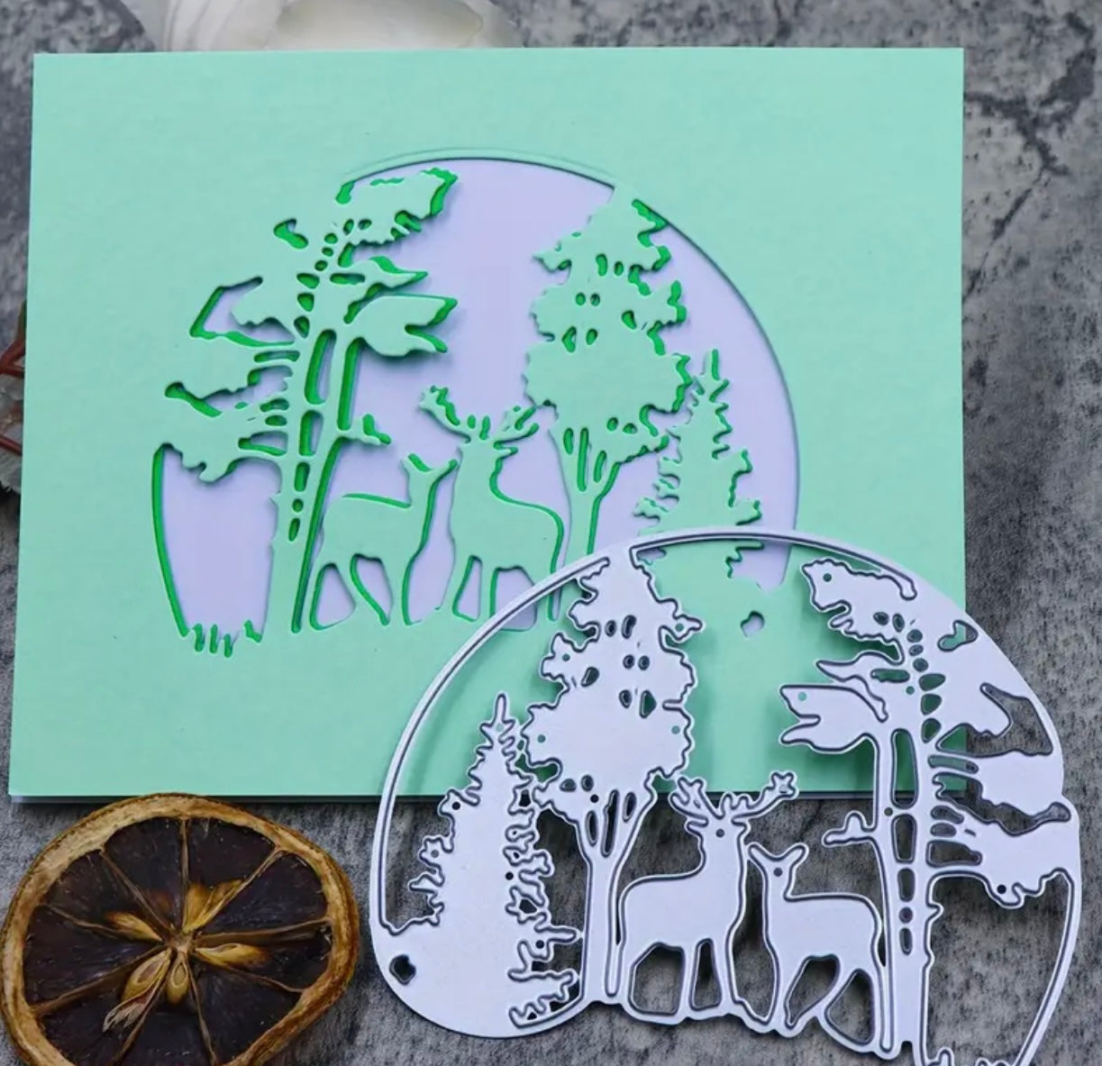 Reindeer & Forest Cutting Die